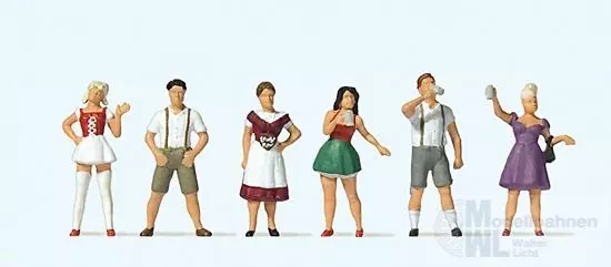 Preiser 10674 - Stehende Biertrinker H0 1:87