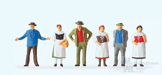 Preiser 14048 - Ländliche Marktbesucher H0 1:87
