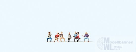 Preiser 88557 - Opa, Kinder Z 1:220