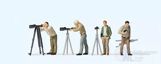 Preiser 10804 - Fotografen mit Stativ H0 1:87