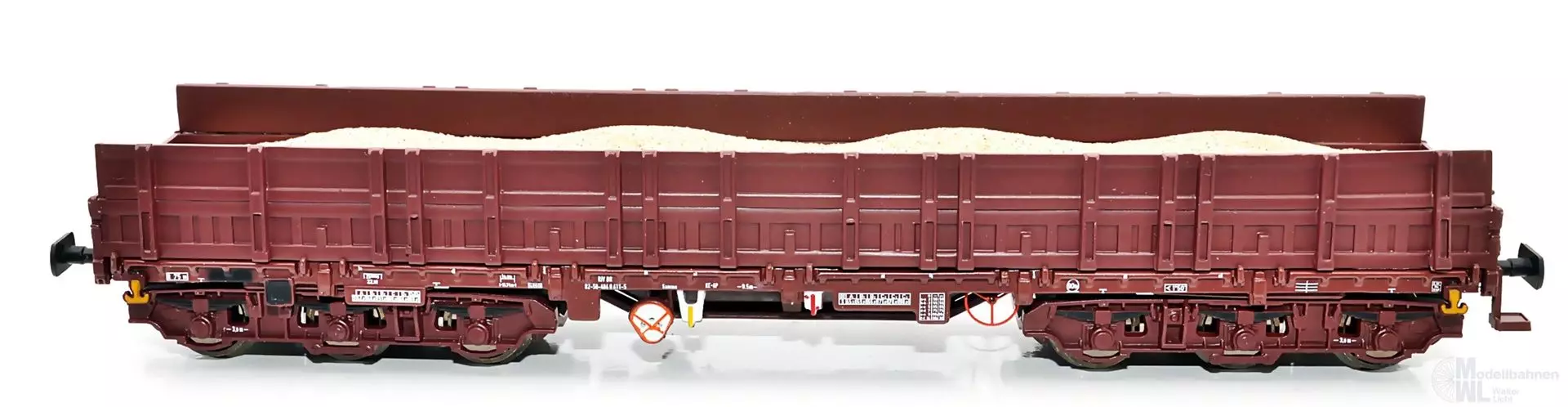 NPE NW22229 - Schwerlastwagen DR Ep.IV Samms 4860 erhöhte Bordwände Kiesladung H0/GL