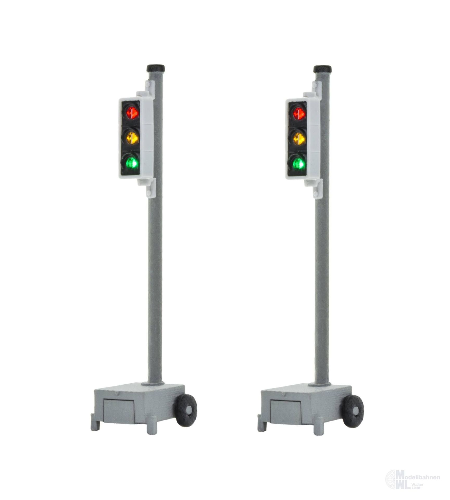 Viessmann 5099 - Baustellen- /Verkehrsampel 2 Stück H0 1:87