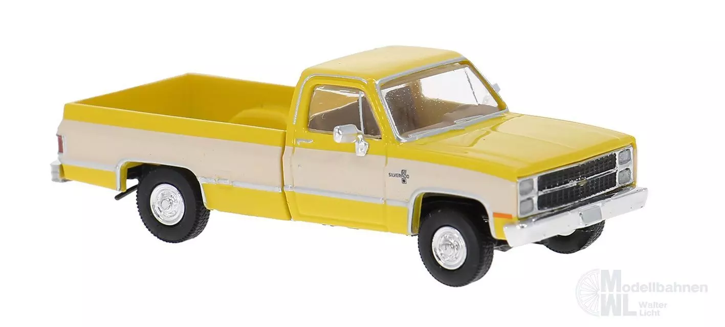 Brekina 19655 - Chevrolet C10 gelb/weiß H0 1:87
