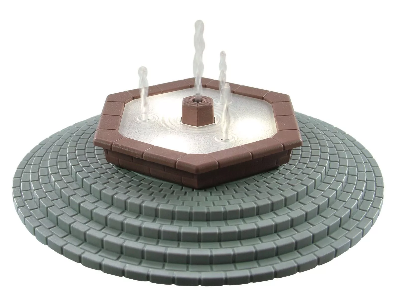 Viessmann 1316 - Zierbrunnen mehrstrahlig mit Beleuchtung H0 1:87