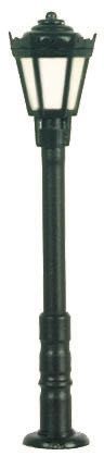 Viessmann 6470 - Parklaterne schwarz, LED warmweiß N 1:160