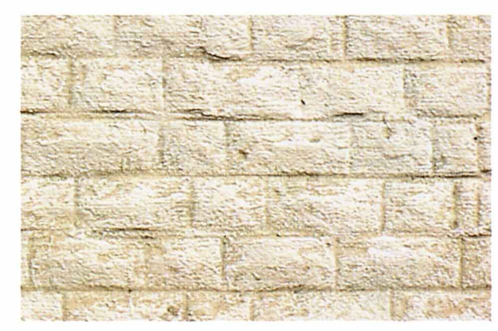 Heki 72292 - Heki dur Platte 40 x 20 cm 2 Stück Sandsteinmauer 0/1/H0