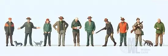 Preiser 10803 - Jäger und Jagdhelfer H0 1:87