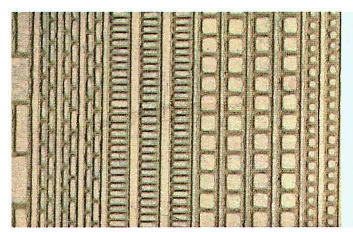 Heki 70072 - Heki dur Platte 28 x 14 cm 2 Stück Gewölbeblenden H0/TT