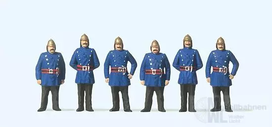 Preiser 12102 - Feuerwehrmänner. Um 1900 H0 1:87