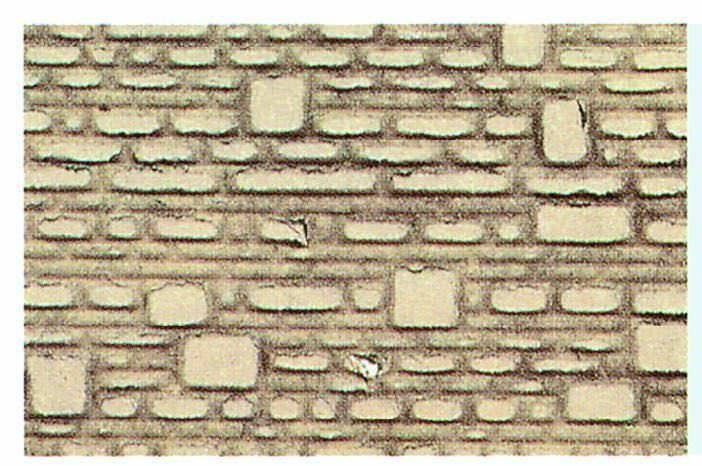 Heki 70132 - Heki dur Platte 28 x 14 cm 2 Stück behauene Natursteinmauer N/Z