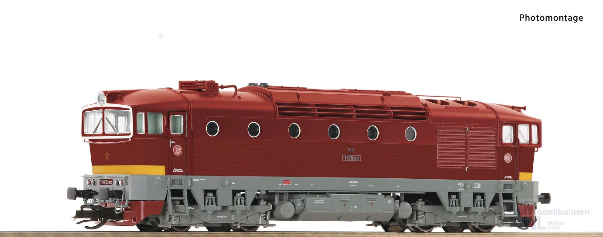 Roco 7380027 - Diesellok Rh T478.3 CSD Ep.IV/V TT 1:120