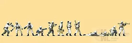 Preiser 16613 - Panzerabwehr. Winteruniform. H0 1:87