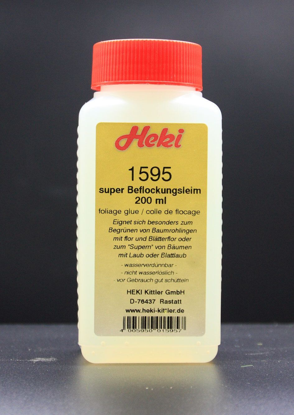 Heki 1595 - Super Beflockungsleim 200 ml
