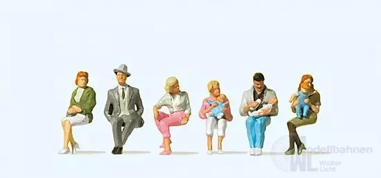 Preiser 10332 - Sitzende Personen H0 1:87