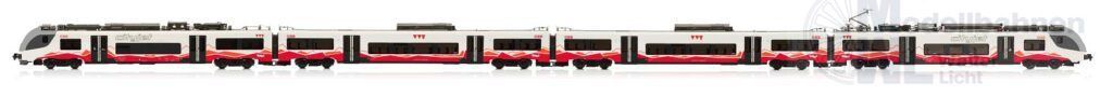 Jägerndorfer Modellbahn 19600 - Triebzug Rh 4748 Desiro ÖBB VVT Ep.VI 4-tlg. Tirol H0/WS