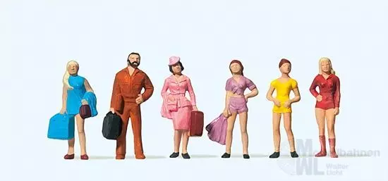 Preiser 14123 - Reisende, Teenager H0 1:87