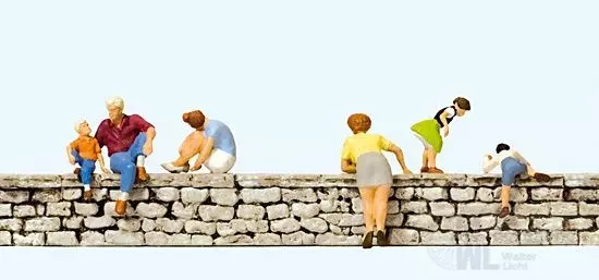 Preiser 10615 - Auf der Mauer H0 1:87