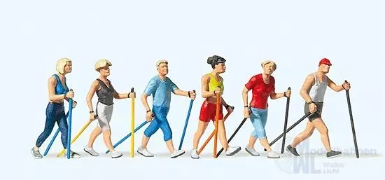 Preiser 10575 - Nordic Walking H0 1:87