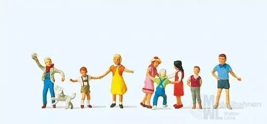 Preiser 10530 - Spielende Kinder H0 1:87