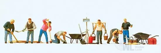 Preiser 10546 - Teerarbeiter H0 1:87