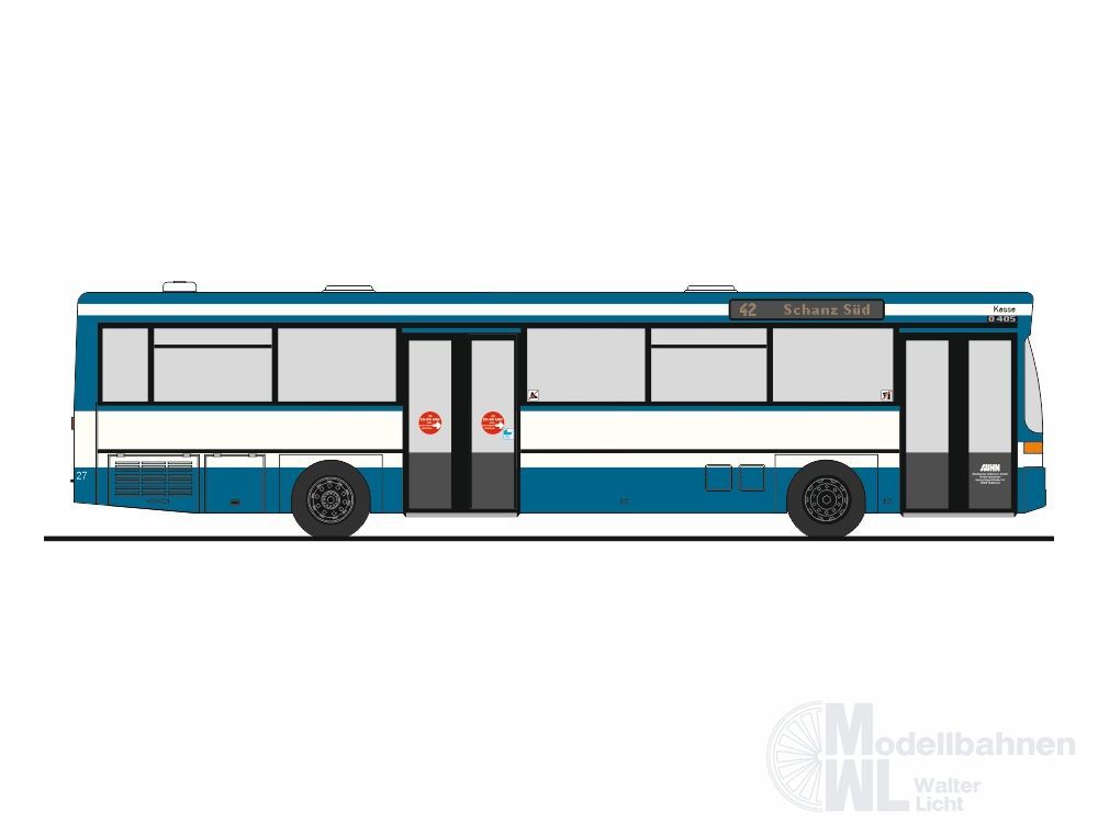 Rietze 71845 - Mercedes-Benz O 405 Stadtwerke Heilbronn H0 1:87