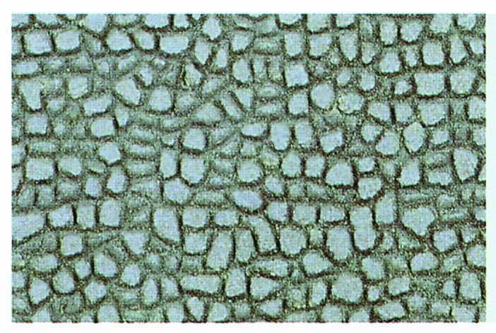 Heki 70162 - Heki dur Platte 28 x 14 cm 2 Stück Rundsteinmauer N/Z