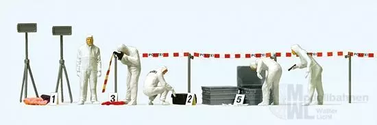 Preiser 10576 - Kriminalbeamte Spurensicherung H0 1:87