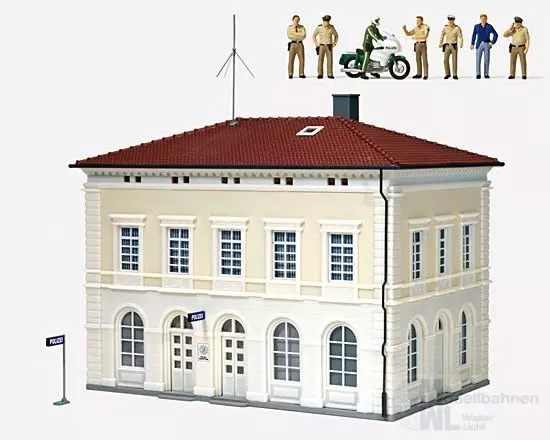 Preiser 19000 - Polizeiwache. Polizeibeamte. H0 1:87