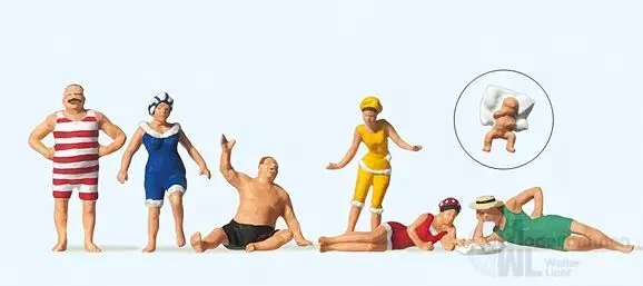 Preiser 12135 - Badende um 1900 H0 1:87
