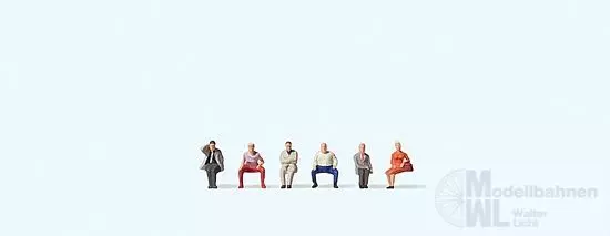 Preiser 88554 - Sitzende Reisende Z 1:220
