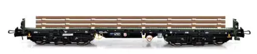 NPE NW22925 - Schwerlastwagen DB Ep.VI Samms-u 454 silber Kessel gealtert H0/GL