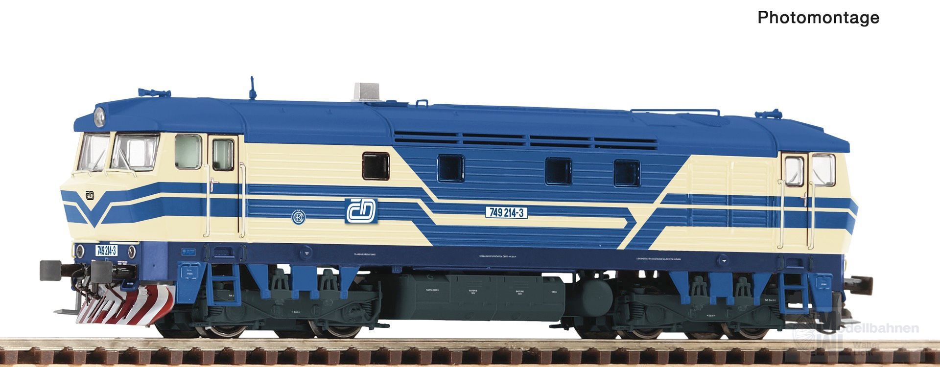 Roco 7380026 - Diesellok Rh 749 214 CD Ep.V TT 1:120