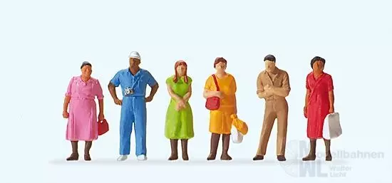 Preiser 14047 - Stehende Passanten H0 1:87