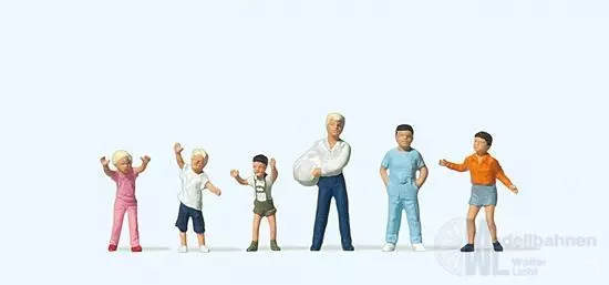 Preiser 14120 - Kinder beim Ballspiel H0 1:87