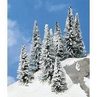 Heki 2160 - Schneetanne 5-7 cm 8 Stück H0/TT/N/Z
