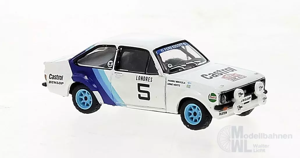 Brekina 19578 - Ford Escort RS 1800 RMC 1979 5 Hannu Mikkola H0 1:87