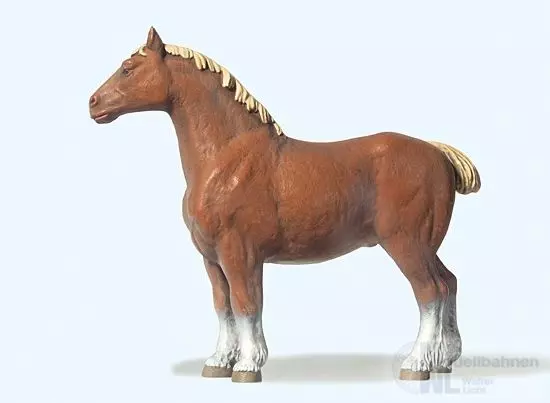 Preiser 47024 - Pferd belgisch 1:25