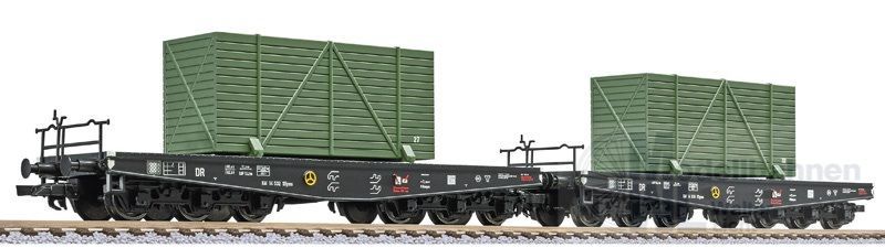 Liliput 230170 - Flachwagen Set DRG Ep.II 2.tlg, H0/GL