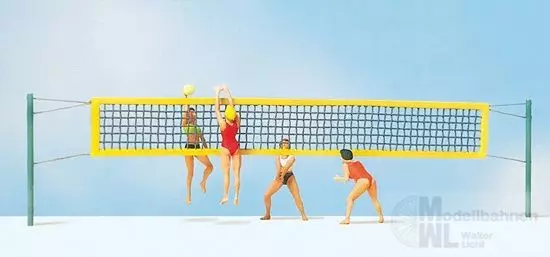 Preiser 10528 - Beach-Volleyball H0 1:87