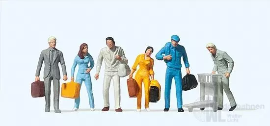 Preiser 14000 - Gehende Reisende H0 1:87