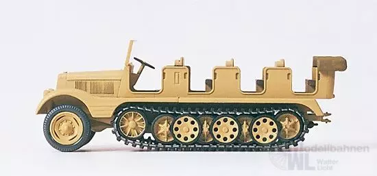 Preiser 16544 - Halbketten-Zugmaschien 3 t H0 1:87