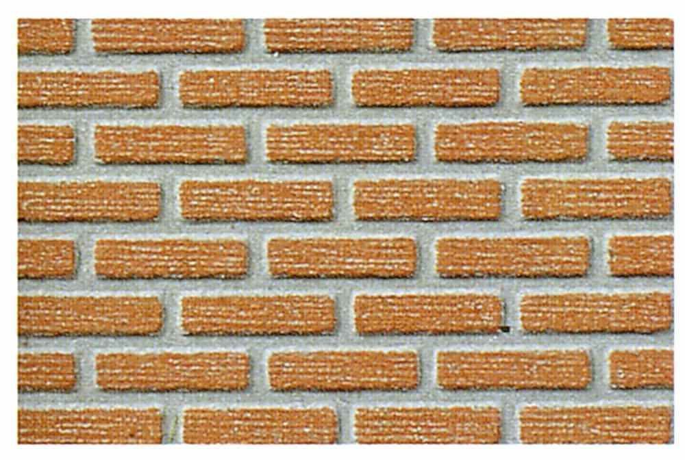 Heki 72252 - Heki dur Platte 40 x 20 cm 2 Stück Klinker 0/1/H0