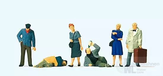 Preiser 10592 - Am Bahnhof H0 1:87