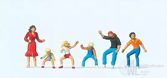 Preiser 24652 - Figuren zum Karussell H0 1:87