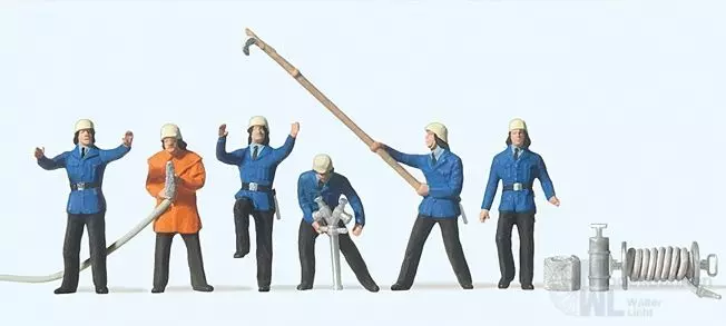 Preiser 14203 - Feuerwehrmänner H0 1:87