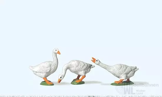 Preiser 47080 - 3 Gänse 1:25