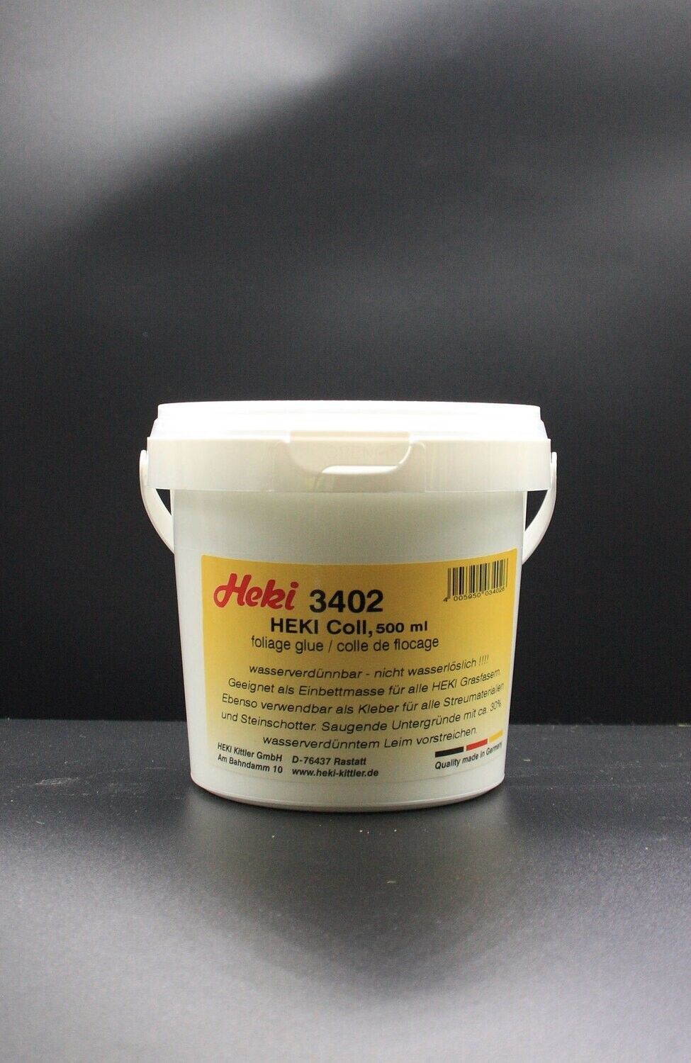 Heki 3402 - Beflockungsleim Heki coll 500 ml