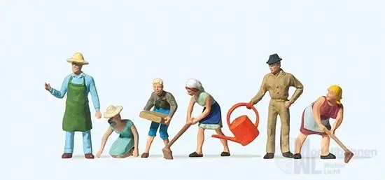 Preiser 14081 - Bei der Gartenarbeit H0 1:87