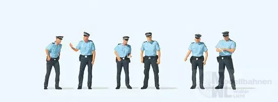 Preiser 10743 - Polizei Sommeruniform Deutschland H0 1:87