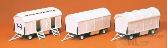 Preiser 20008 - Pack- und Toilettenwagen ohne H0 1:87